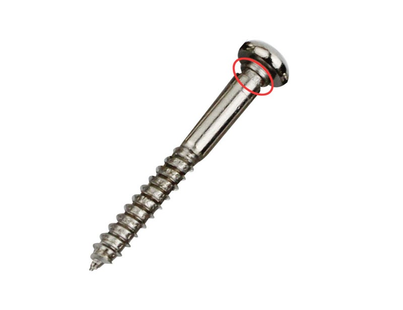 Guyker 6Pcs String Lock Mounting Screws with Notch for Tremolo System Bridge Saddles Tailpiece Accessories Electric Guitar - Image 5